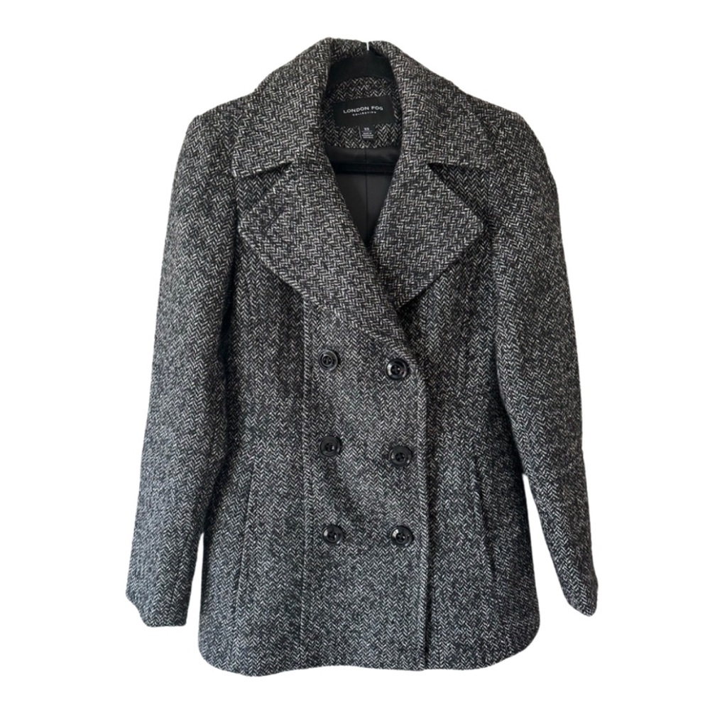 🎀 Stylish & Cozy Women’s Double-Breasted Peacoat w/ Scarf 🎀 - Picture 2 of 9